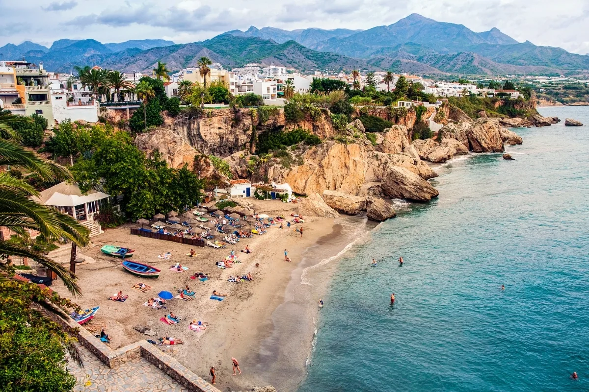 The View From Balcn De Europa In Nerja 22533